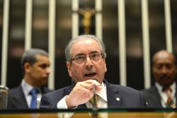 Brasília - Presidente da Câmara, Eduardo Cunha, recebe representantes de sete parlamentos estrangeiros, para a 6ª Reunião da Assembleia Parlamentar da Comunidade dos Países de Língua Portuguesa (Antonio Cruz/Agência Brasil)