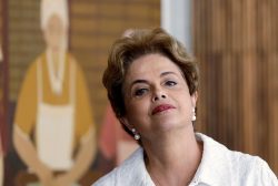Suspended Brazilian President Dilma Rousseff attends a news conference with foreign media in Brasilia, Brazil, May 13, 2016. REUTERS/Ueslei Marcelino