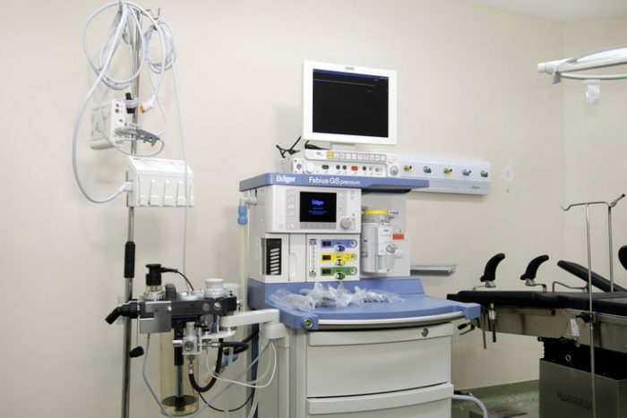 Hospital da Mulher, equipamentos carro de anestesia Fotos: Pedro Moraes/GOVBA
